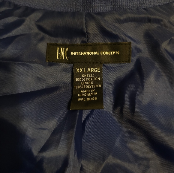 International Concepts Blue Long Coat - Picture 3 of 3